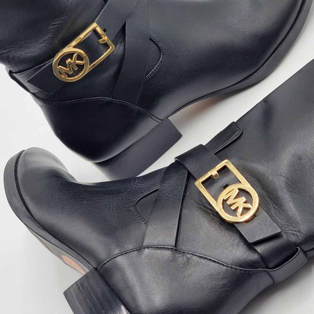 MICHAEL Michael Kors Tall Leather Riding Boots - Picture 4 of 16